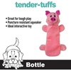 image:imageSmartPetLove Snuggle Puppy TenderTuffs Whisper Rabbit Crinkle Dog Toy Water Bottle Cover Dog Toy for Small Dogs Durable TearBlok Quiet Interactive Dog Chew ToyPig