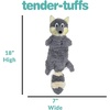image:imageSmartPetLove Snuggle Puppy TenderTuffs Whisper Rabbit Crinkle Dog Toy Water Bottle Cover Dog Toy for Small Dogs Durable TearBlok Quiet Interactive Dog Chew ToyGray Fox