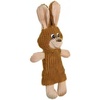 image:imageSmartPetLove Snuggle Puppy TenderTuffs Whisper Rabbit Crinkle Dog Toy Water Bottle Cover Dog Toy for Small Dogs Durable TearBlok Quiet Interactive Dog Chew ToyWhisper Rabbit