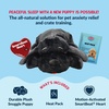 image:imageSnuggle Puppy Heartbeat Toy Calming Comfort Medium Breeds  GrayBlack