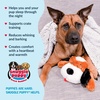 image:imageSnuggle Puppy Heartbeat Toy Calming Comfort Medium Breeds  GrayBrown  White