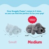 image:imageSnuggle Puppy Heartbeat Toy Calming Comfort Medium Breeds  GrayGrey