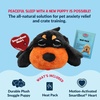 image:imageSnuggle Puppy Heartbeat Toy Calming Comfort Medium Breeds  GrayLarge Breed Rottie