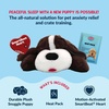 image:imageSnuggle Puppy Heartbeat Toy Calming Comfort Medium Breeds  GrayMocha