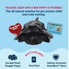 image:imageSnuggle Puppy Junior Heartbeat Toy Calming Comfort Small Breeds  BiscuitBlack