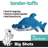 image:imageSnuggle Puppy TenderTuffs Dog Toy Plush Hammerhead Shark  LargeBlue