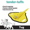 image:imageSnuggle Puppy TenderTuffs Tug Dog Toy Yellow Stingray  LargeYellow Stingray