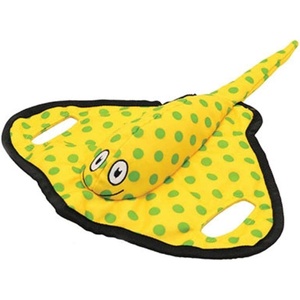 image:imageSmartPetLove Snuggle Puppy TenderTuffs Tug Dog Toy Blue Stingray  LargeYellow Stingray