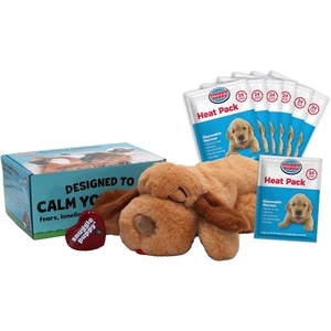 image:imageSnuggle Puppy Heartbeat Toy with 3 TenderTuffs Medium  BiscuitBiscuit