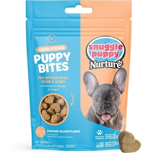 image:imageSnuggle Puppy Puppy Bites Grow Strong Dog Omega 3 60 Soft ChewsGrow Strong