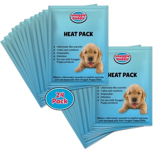 image:imageSnuggle Puppy Replacement Heat Packs for Dogs 6 Count  Disposable Pet Comfort Warmers for Puppy Anxiety Relief  Odorless NonToxic All Natural  Fits All Snuggle Puppy Styles24Pack