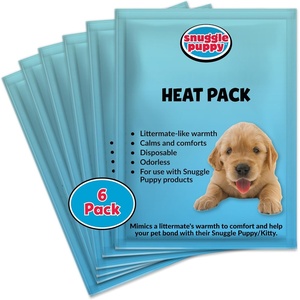 image:imageSnuggle Puppy Replacement Heat Packs for Dogs 6 Count  Disposable Pet Comfort Warmers for Puppy Anxiety Relief  Odorless NonToxic All Natural  Fits All Snuggle Puppy StylesPack of 6