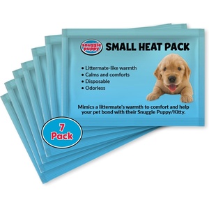 image:imageSnuggle Puppy Replacement Heat Packs for Dogs 6 Count  Disposable Pet Comfort Warmers for Puppy Anxiety Relief  Odorless NonToxic All Natural  Fits All Snuggle Puppy Styles7Pack