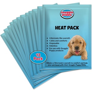 image:imageSnuggle Puppy Replacement Heat Packs for Dogs 6 Count  Disposable Pet Comfort Warmers for Puppy Anxiety Relief  Odorless NonToxic All Natural  Fits All Snuggle Puppy Styles12Pack