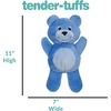 image:imageSmartPetLove TenderTuffs  Comfort Plush  Tough Dog Toy  Proprietary TearBlok Technology  Soft Blue Bear with Squeaker