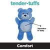 image:imageSmartPetLove TenderTuffs  Comfort Plush  Tough Dog Toy  Proprietary TearBlok Technology  Soft Blue Bear with Squeaker