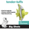 image:imageSnuggle Puppy TenderTuffs  Angelfish Plush Toy for Big Dogs  Puncture Resistant Squeaker  Durable Stuffed Animal Plush to Keep Them Busy