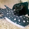 image:imageSnuggle Puppy TenderTuffs Big Shots  Bubba Whale Shark Large Stuffed Plush Toy with Puncture Resistant Squeaker for Medium and Big Dogs
