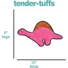 image:imageSnuggle Puppy TenderTuffs Crinkle  Tough Plush Dog Toy  Long Neck Pink Dinosaur with Crinkle Sound and Durable Stitching