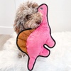 image:imageSnuggle Puppy TenderTuffs Crinkle  Tough Plush Dog Toy  Long Neck Pink Dinosaur with Crinkle Sound and Durable Stitching