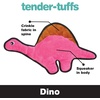 image:imageSnuggle Puppy TenderTuffs Crinkle  Tough Plush Dog Toy  Long Neck Pink Dinosaur with Crinkle Sound and Durable Stitching