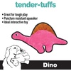 image:imageSnuggle Puppy TenderTuffs Crinkle  Tough Plush Dog Toy  Long Neck Pink Dinosaur with Crinkle Sound and Durable Stitching