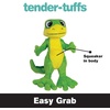 image:imageSnuggle Puppy TenderTuffs Easy Grab  Plush Dog Toys  Standing Stuffed Green Gecko with Tough Puncture Resistant Squeaker