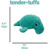 image:imageSnuggle Puppy TenderTuffs Extra Large Plush Dog Toys Bundle  XL Whale Shark and Manatee  Tough Marine Animal Squeaky Toys