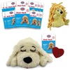 image:imageSmartPetLove Snuggle Puppy  Extra Heat Pack and Toy Bundle  Comes with Snuggle Puppy TenderTuffs Tiny Yellow Hedgehog with Puncture Resistant Squeaker and Extra 12Pack of Heat Packs for Pets