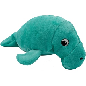 image:imageSnuggle Puppy TenderTuffs  Large Marine Stuffed Manatee Plush Toy for Big Dogs  Puncture Resistant Squeaker